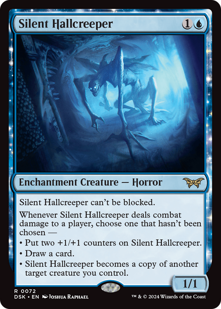 Silent Hallcreeper [Duskmourn: House of Horror] | Good Games Cannington