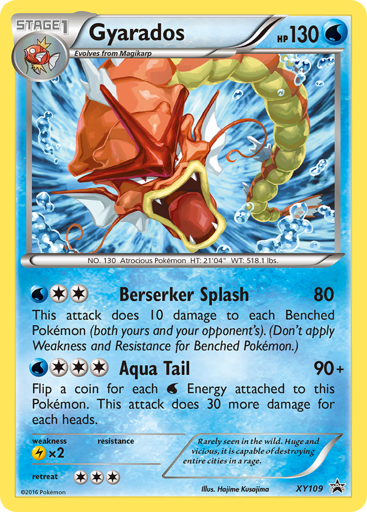 Gyarados (XY109) [XY: Black Star Promos] | Good Games Cannington
