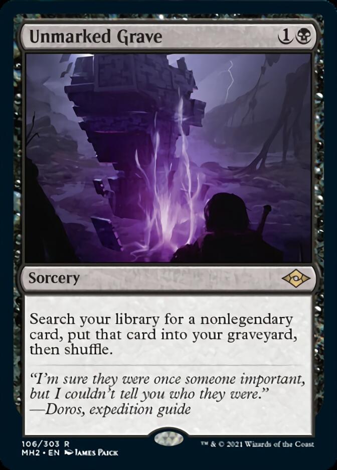 Unmarked Grave [Modern Horizons 2] | Good Games Cannington