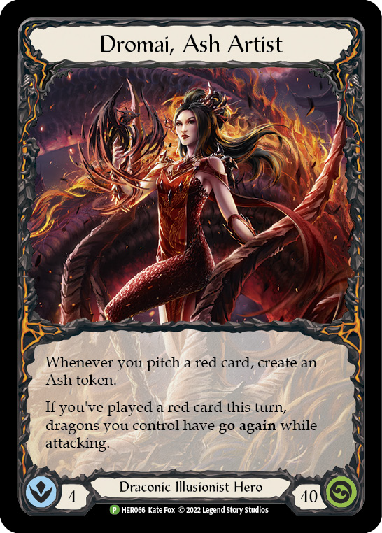 Dromai, Ash Artist [HER066] (Promo)  Rainbow Foil | Good Games Cannington
