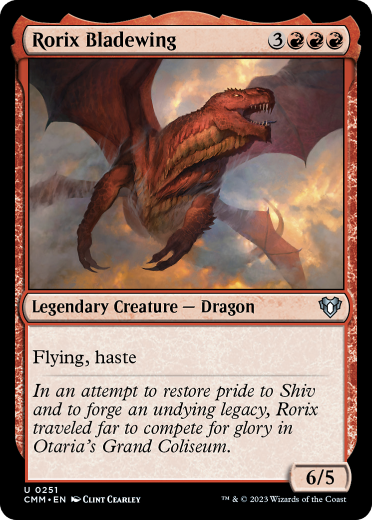 Rorix Bladewing [Commander Masters] | Good Games Cannington