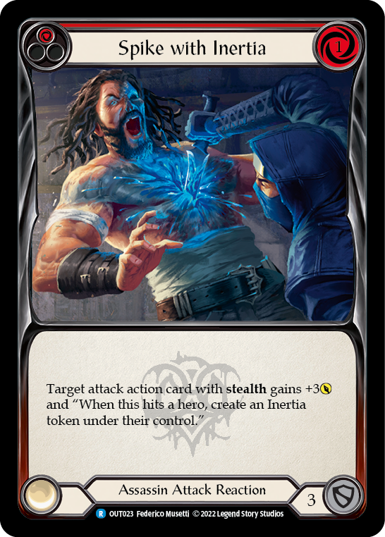 Spike with Inertia (Red) [OUT023] (Outsiders)  Rainbow Foil | Good Games Cannington