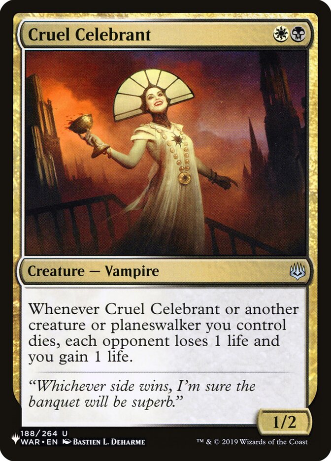 Cruel Celebrant [The List] | Good Games Cannington