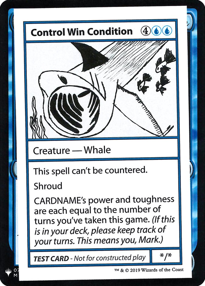 Control Win Condition [Mystery Booster Playtest Cards] | Good Games Cannington