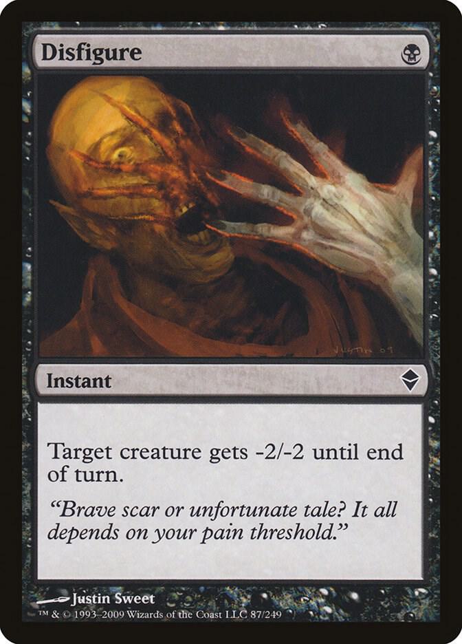 Disfigure 87/249 (Zendikar)  | Good Games Cannington
