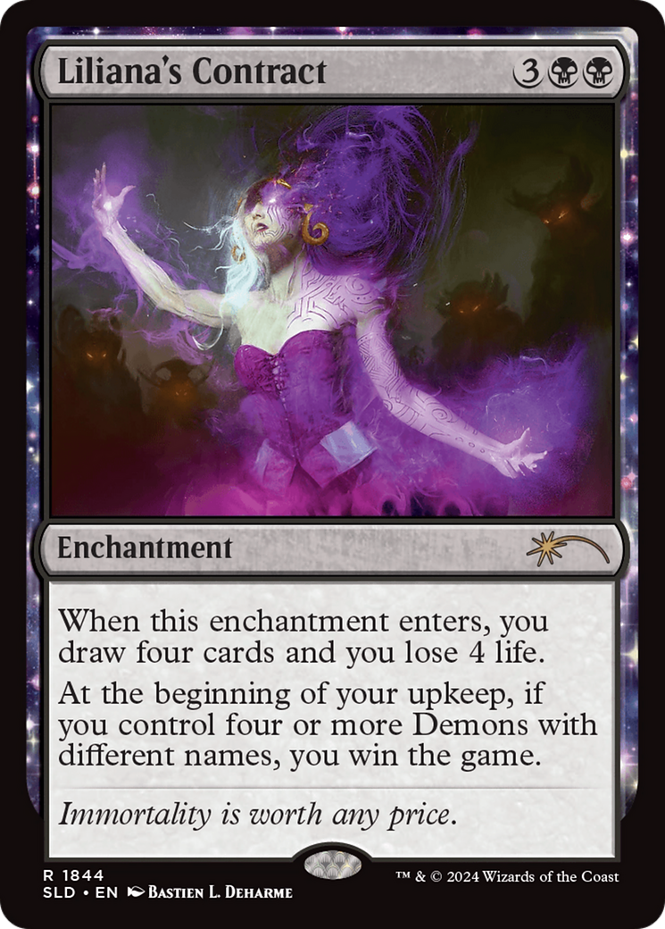 Liliana's Contract (1844) [Secret Lair Drop Series] | Good Games Cannington