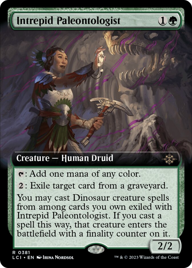 Intrepid Paleontologist (Extended Art) [The Lost Caverns of Ixalan] | Good Games Cannington