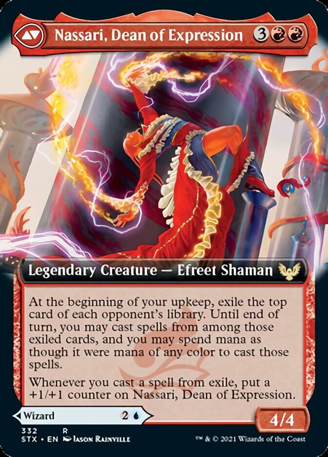 Uvilda, Dean of Perfection // Nassari, Dean of Expression (Extended Art) [Strixhaven: School of Mages] | Good Games Cannington
