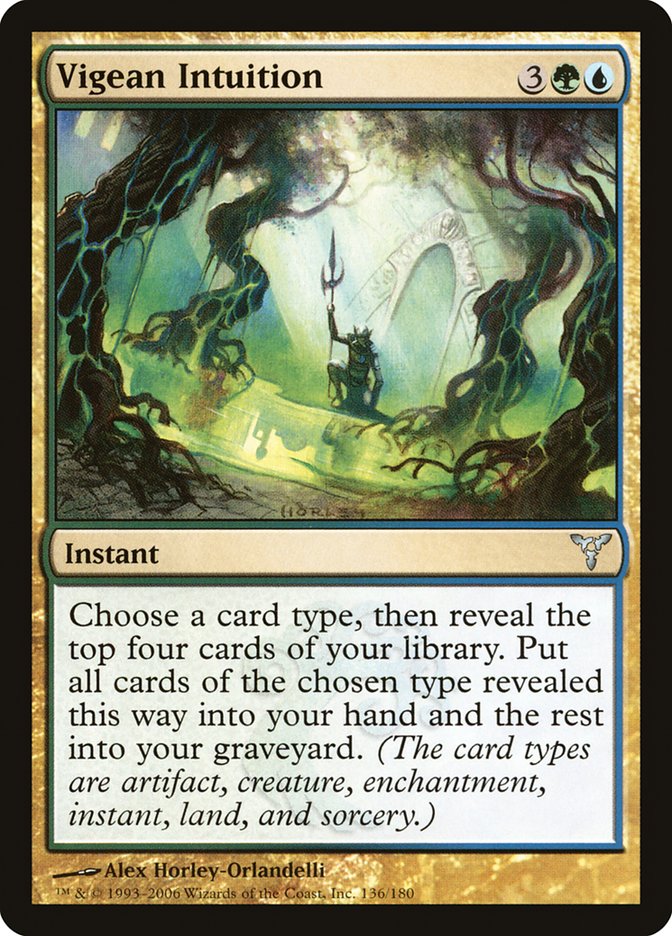 Vigean Intuition 136/180 (Dissension)  - Foil | Good Games Cannington