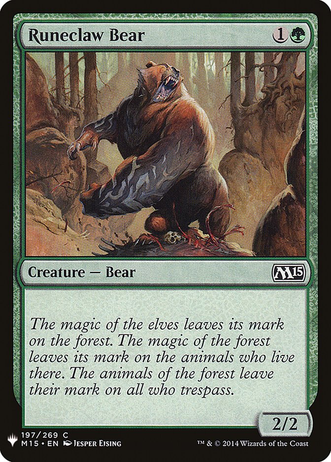 Runeclaw Bear [Mystery Booster] | Good Games Cannington