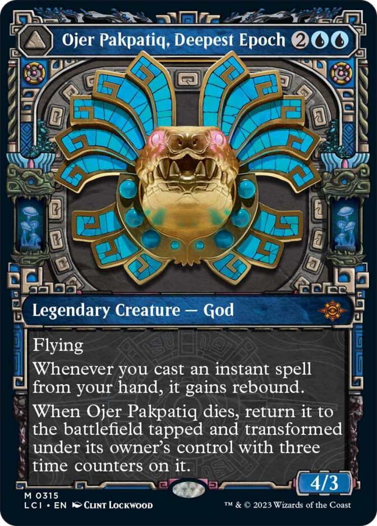 Ojer Pakpatiq, Deepest Epoch // Temple of Cyclical Time (Showcase) [The Lost Caverns of Ixalan] | Good Games Cannington