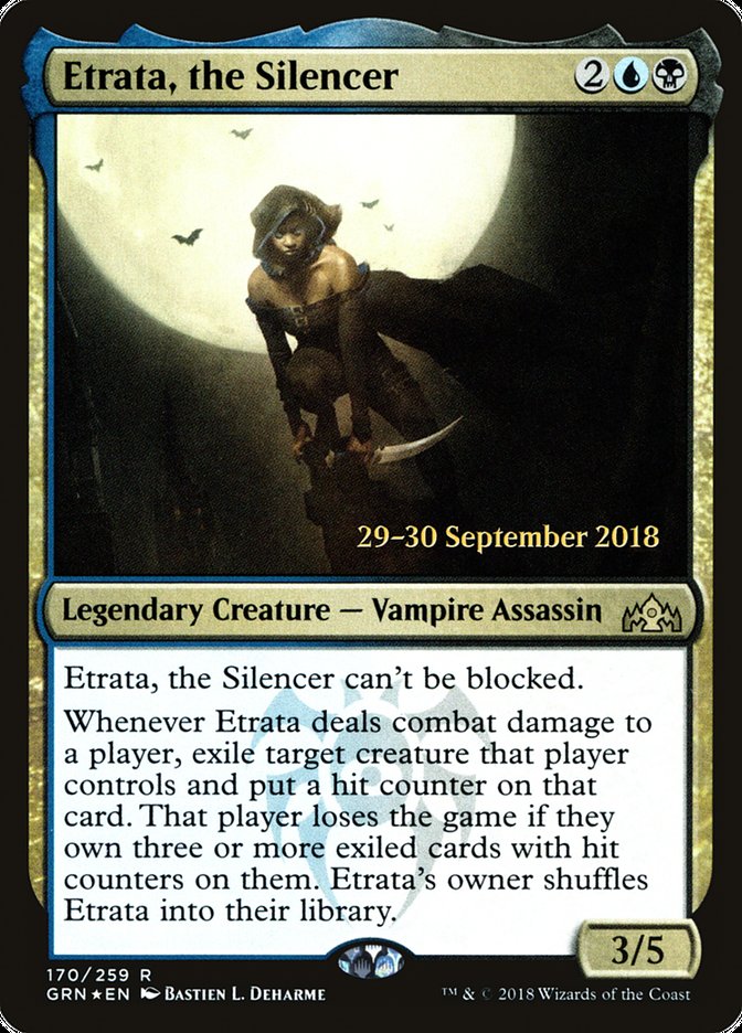 Etrata, the Silencer [Guilds of Ravnica Prerelease Promos] | Good Games Cannington