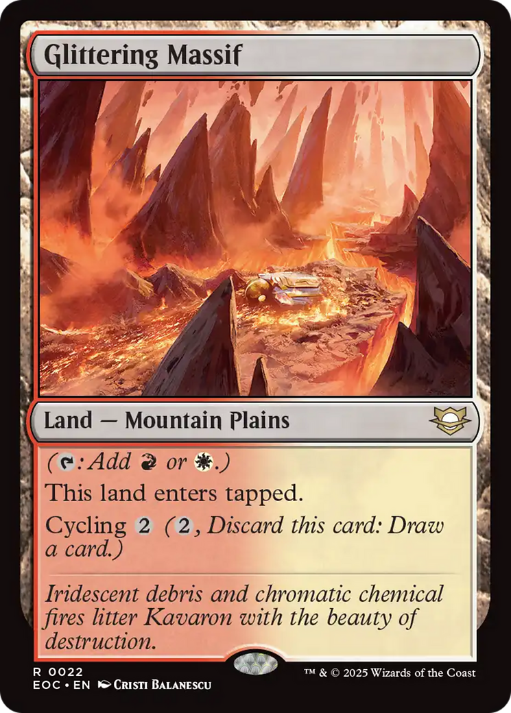 Glittering Massif [Edge of Eternities Commander] | Good Games Cannington