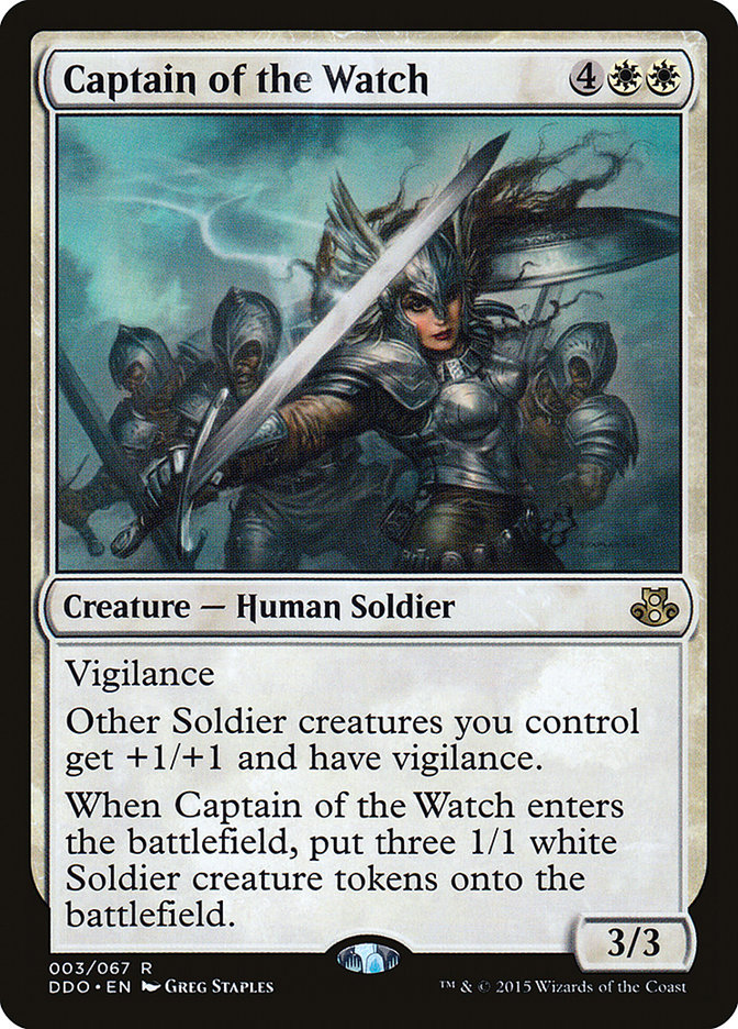 Captain of the Watch [Duel Decks: Elspeth vs. Kiora] | Good Games Cannington
