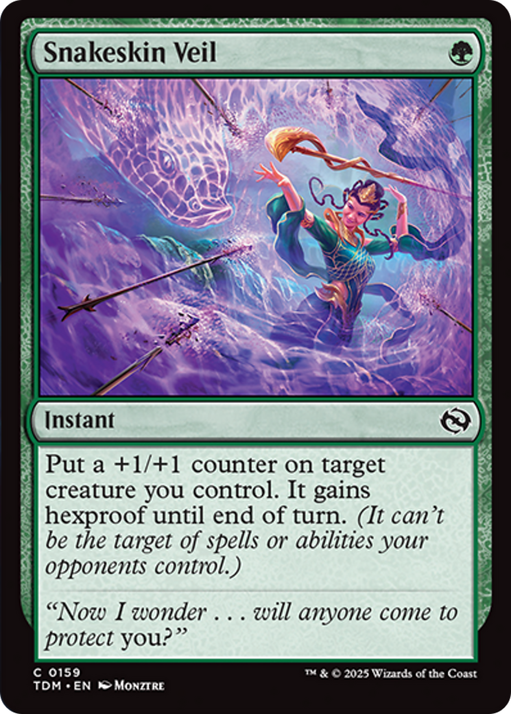 Snakeskin Veil [Tarkir: Dragonstorm] | Good Games Cannington