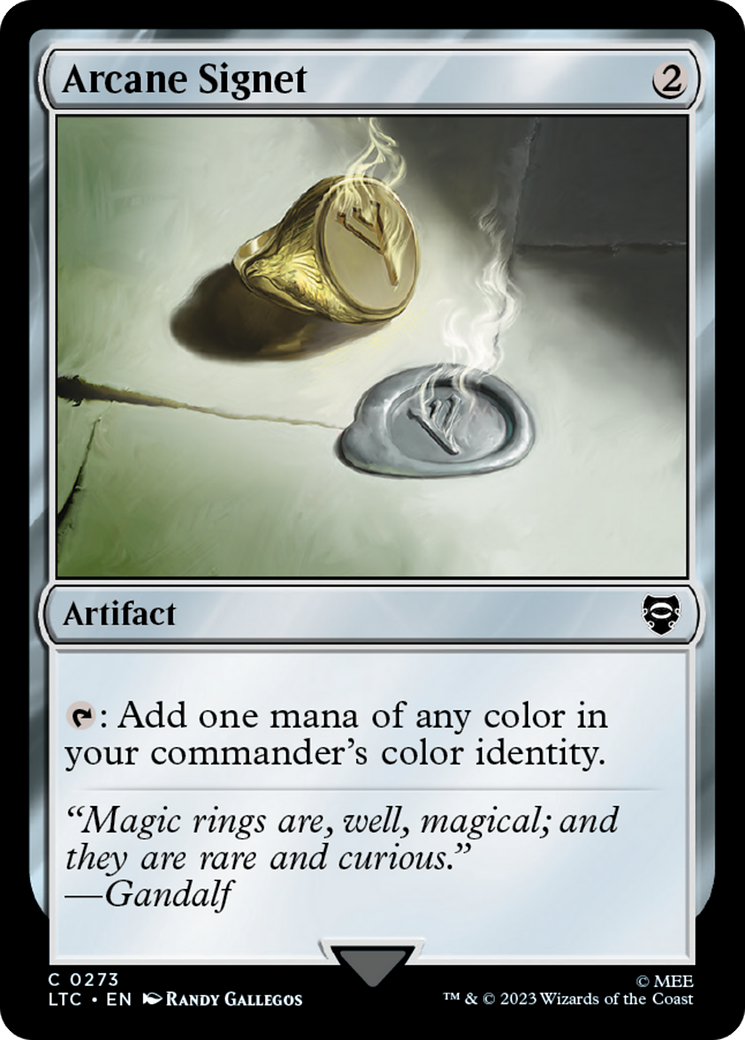 Arcane Signet [The Lord of the Rings: Tales of Middle-Earth Commander] | Good Games Cannington