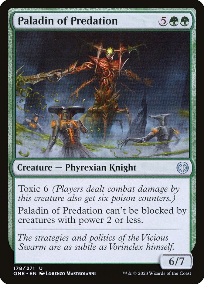 Paladin of Predation 178 (Phyrexia: All Will Be One)  | Good Games Cannington