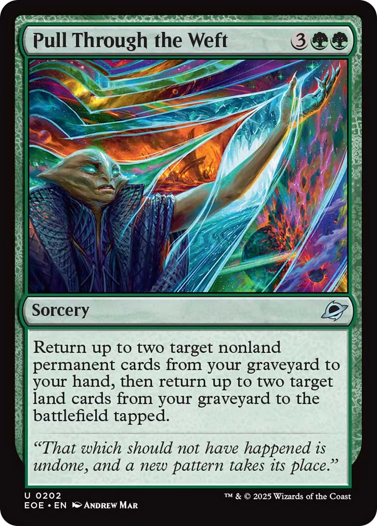 Pull Through the Weft [Edge of Eternities] | Good Games Cannington
