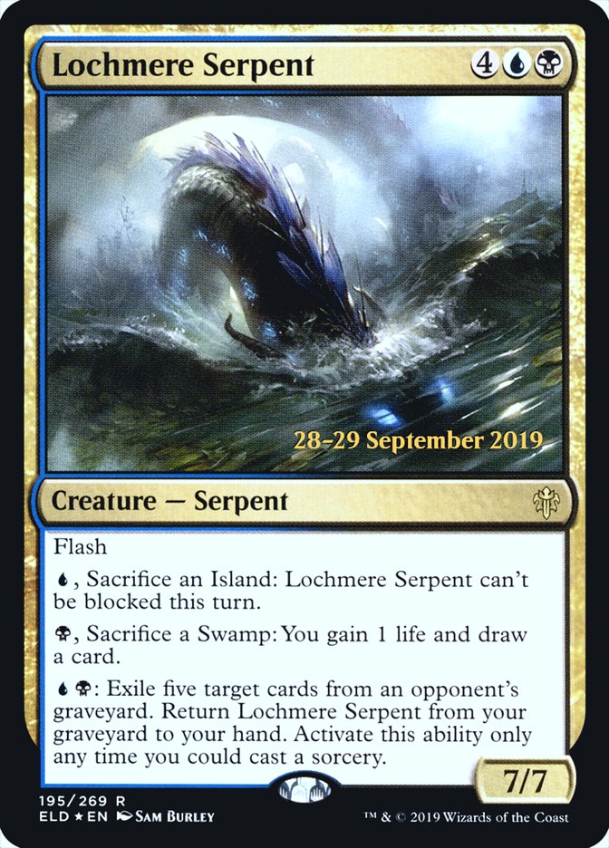 Lochmere Serpent [Throne of Eldraine Prerelease Promos] | Good Games Cannington