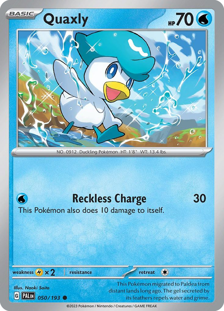 Quaxly (050/193) (Theme Deck Exclusive) [Scarlet & Violet: Paldea Evolved] | Good Games Cannington