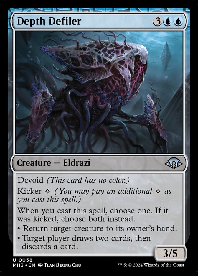 Depth Defiler 58 (Modern Horizons 3)  - Foil | Good Games Cannington