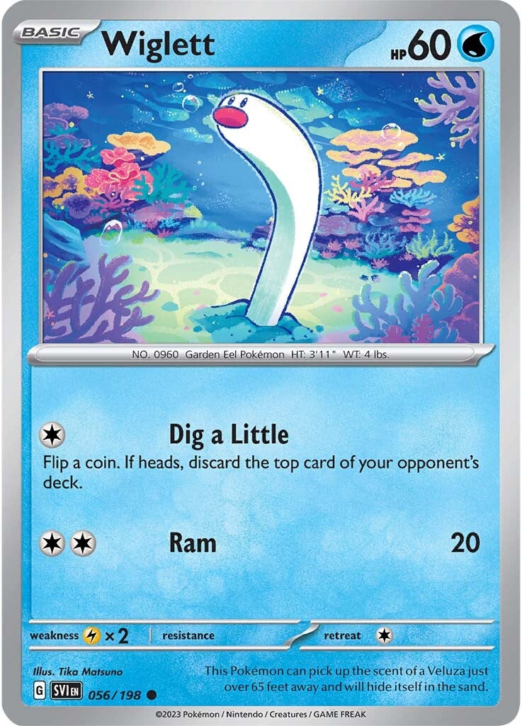 Wiglett (056/198) [Scarlet & Violet: Base Set] | Good Games Cannington