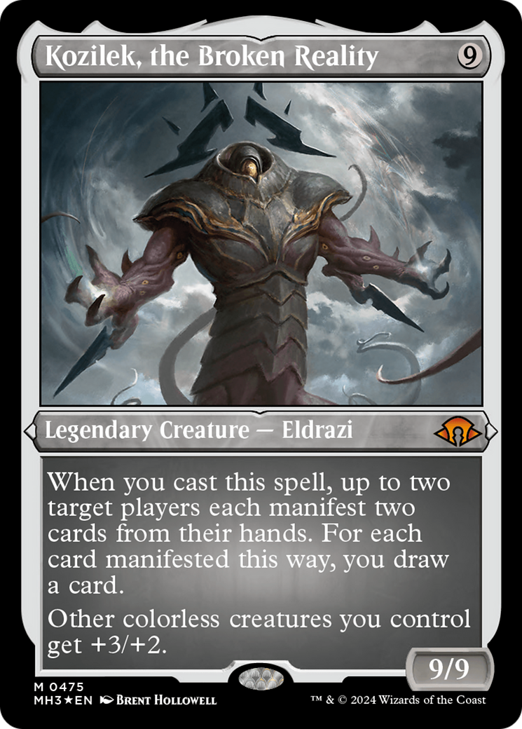 Kozilek, the Broken Reality (Foil Etched) [Modern Horizons 3] | Good Games Cannington