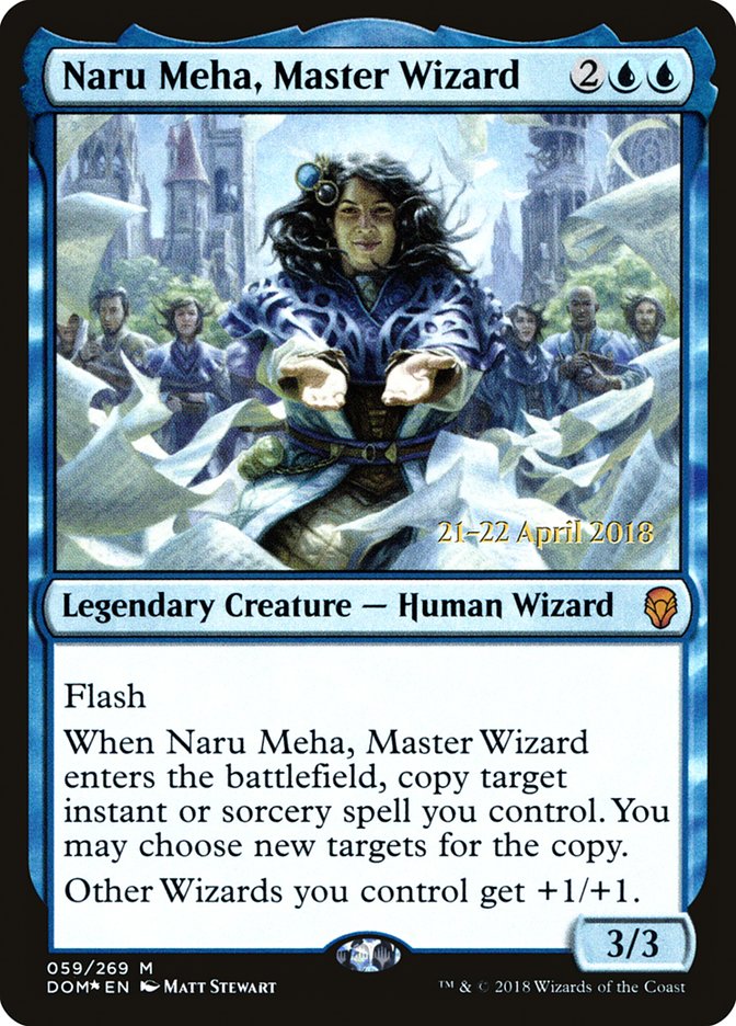 Naru Meha, Master Wizard [Dominaria Prerelease Promos] | Good Games Cannington