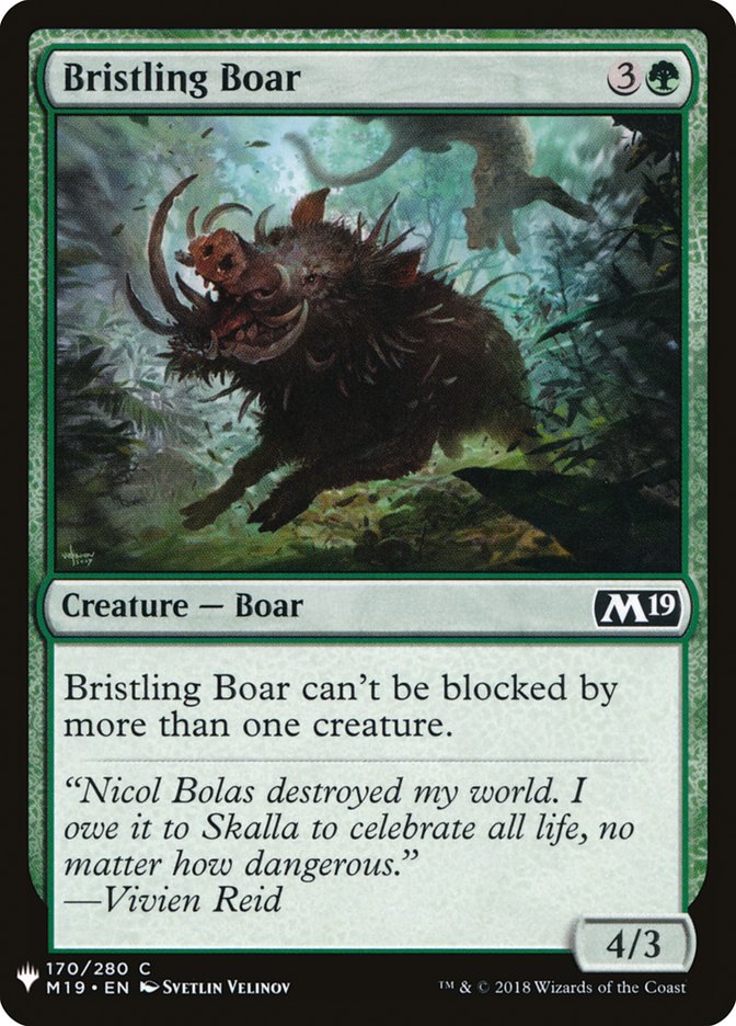 Bristling Boar [Mystery Booster] | Good Games Cannington
