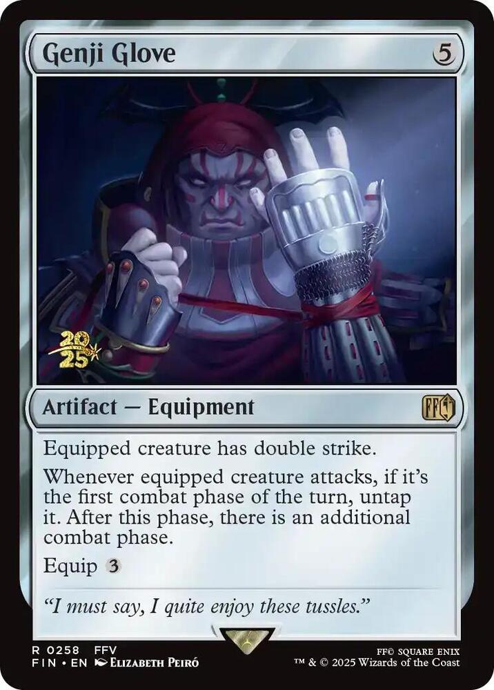 Genji Glove 258 (Prerelease Cards)  - Foil | Good Games Cannington