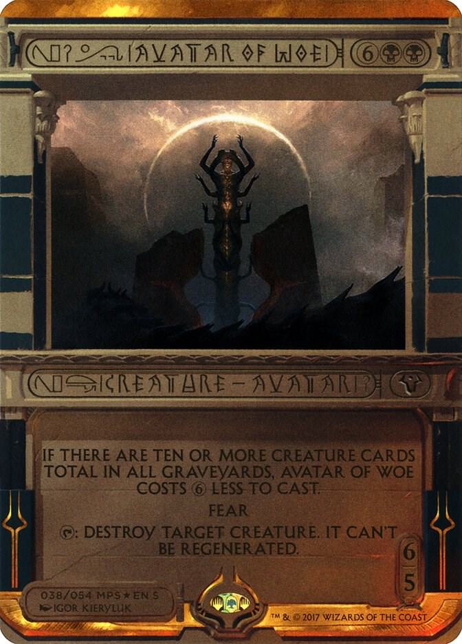 Avatar of Woe 38/54 (Masterpiece Series: Amonkhet Invocations)  - Foil | Good Games Cannington