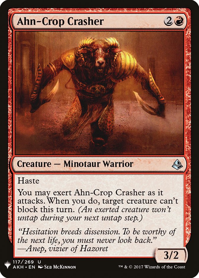 Ahn-Crop Crasher [Mystery Booster] | Good Games Cannington