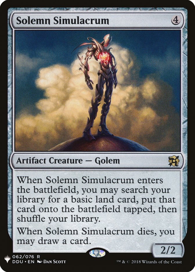 Solemn Simulacrum [Mystery Booster] | Good Games Cannington