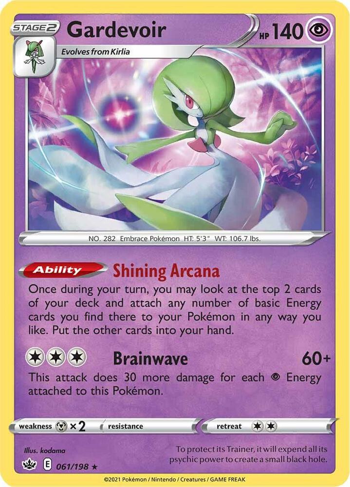 Gardevoir 061/198 (SWSH06: Chilling Reign)  - Reverse Holofoil | Good Games Cannington