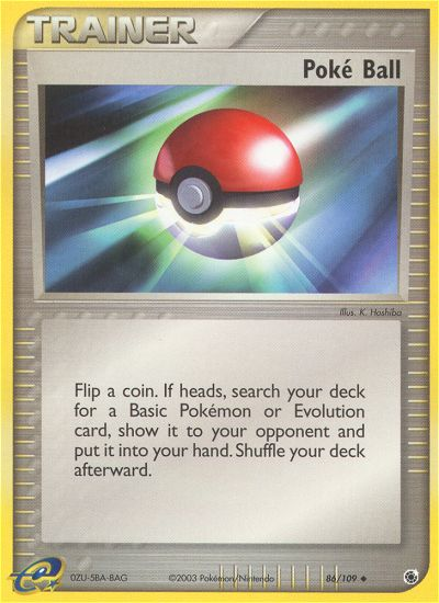 Poke Ball (86/109) [EX: Ruby & Sapphire] | Good Games Cannington