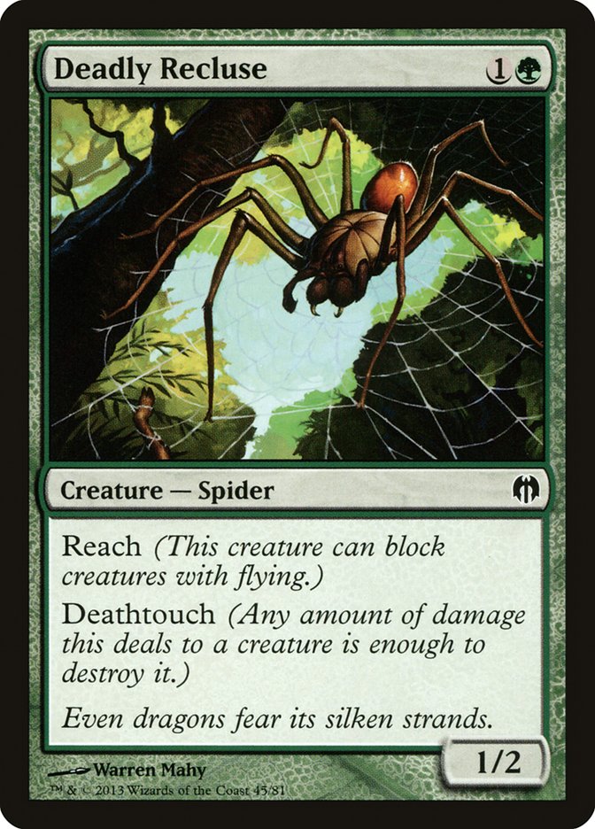 Deadly Recluse [Duel Decks: Heroes vs. Monsters] | Good Games Cannington