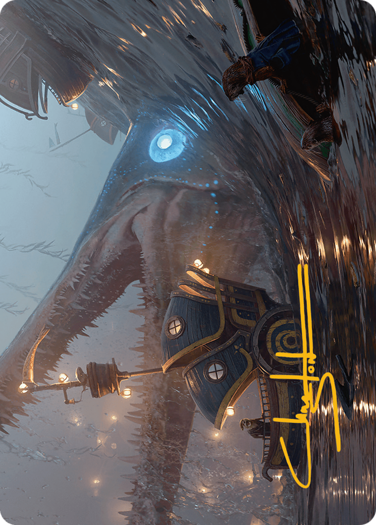 Eluge, the Shoreless Sea Art Card (Gold-Stamped Signature) [Bloomburrow Art Series] | Good Games Cannington