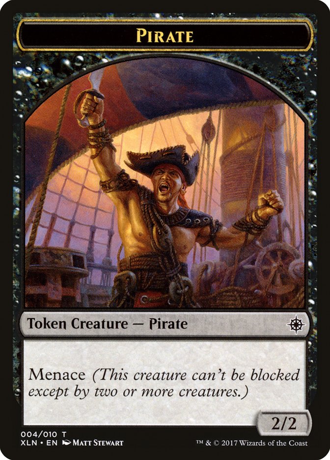 Pirate Token [Ixalan Tokens] | Good Games Cannington