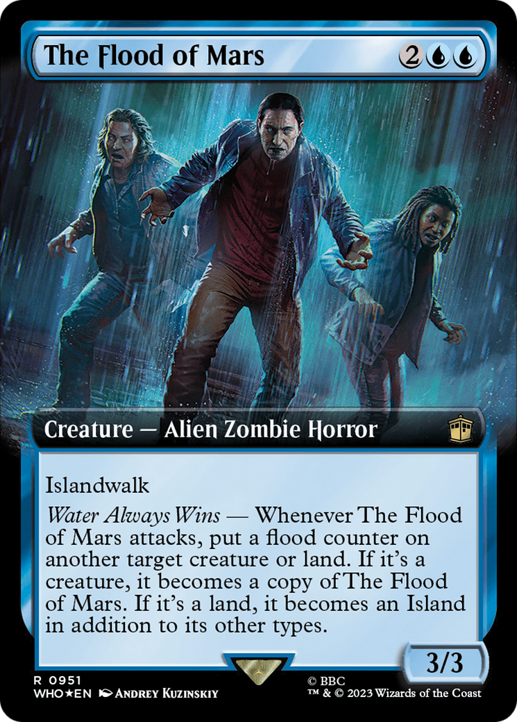 The Flood of Mars (Extended Art) (Surge Foil) [Doctor Who] | Good Games Cannington