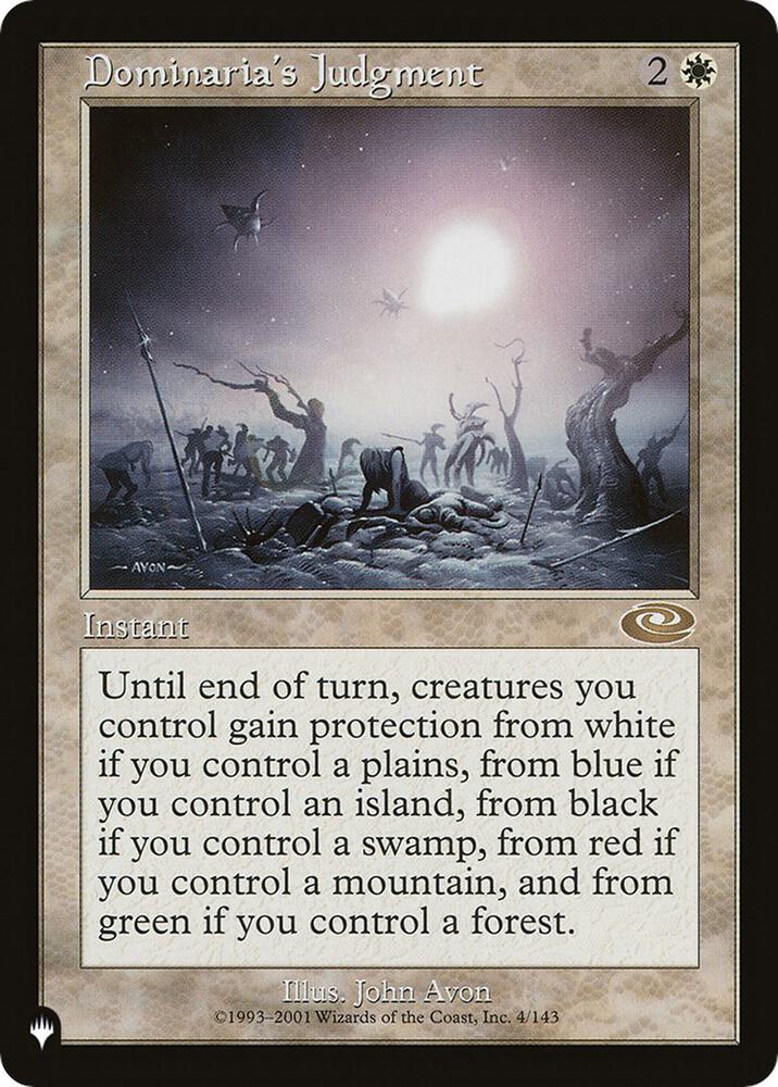Dominarias Judgment 4/143 (The List Reprints)  | Good Games Cannington