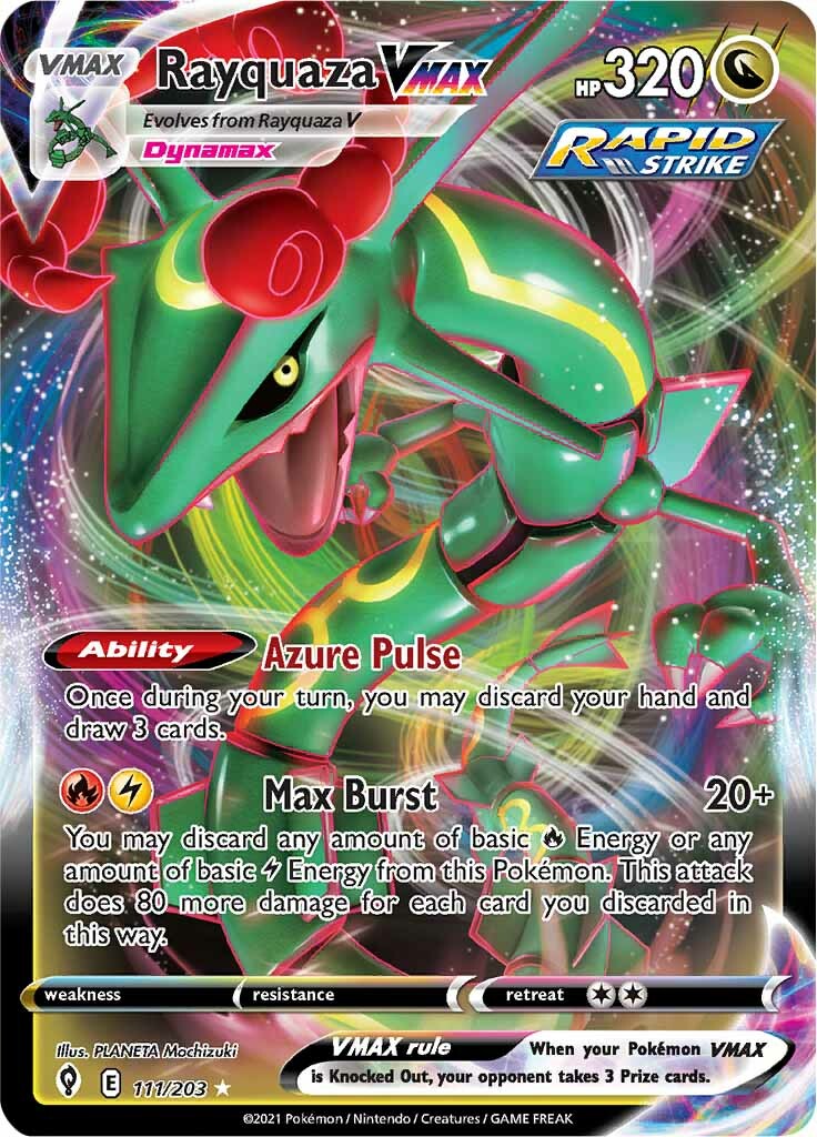 Rayquaza VMAX (111/203) [Sword & Shield: Evolving Skies] | Good Games Cannington