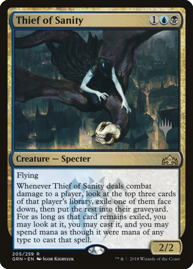 Thief of Sanity (Promo Pack) [Guilds of Ravnica Promos] | Good Games Cannington