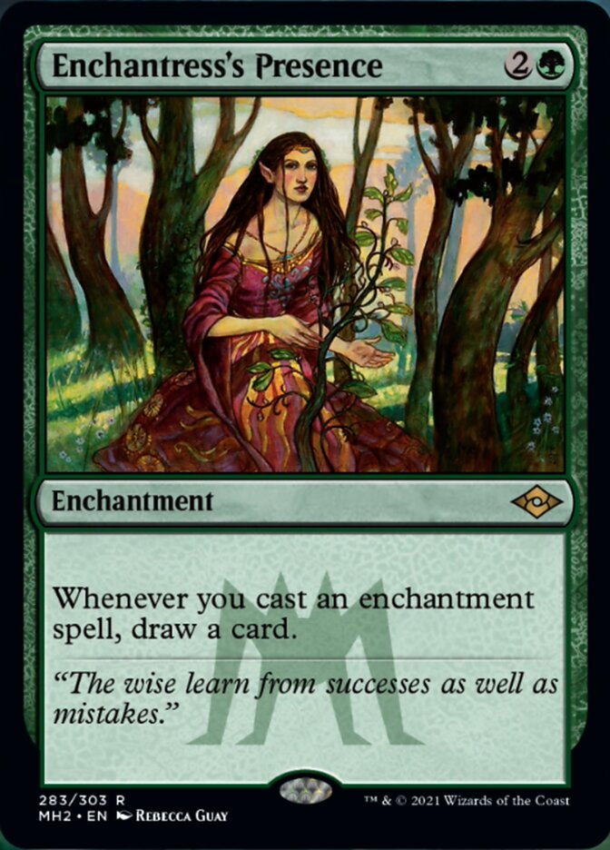 Enchantress's Presence (Foil Etched) [Modern Horizons 2] | Good Games Cannington