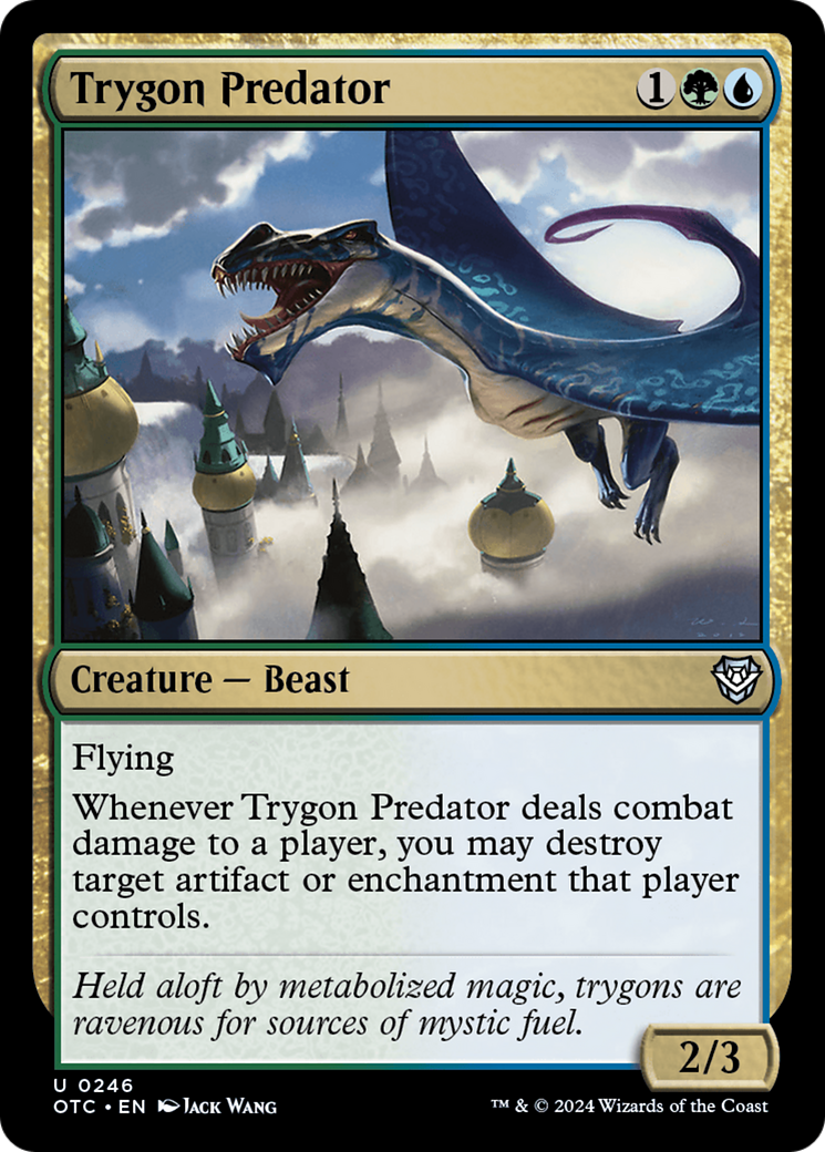Trygon Predator [Outlaws of Thunder Junction Commander] | Good Games Cannington