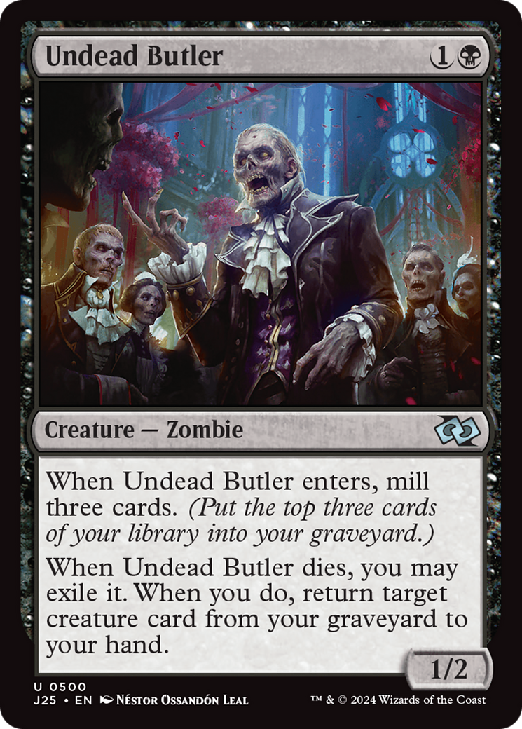 Undead Butler [Foundations Jumpstart] | Good Games Cannington