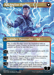 Ral, Monsoon Mage // Ral, Leyline Prodigy (Borderless) (Textured Foil) [Modern Horizons 3] | Good Games Cannington