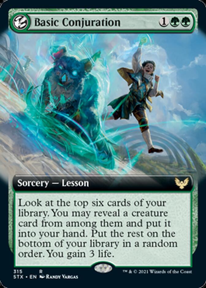 Basic Conjuration (Extended Art) [Strixhaven: School of Mages] | Good Games Cannington