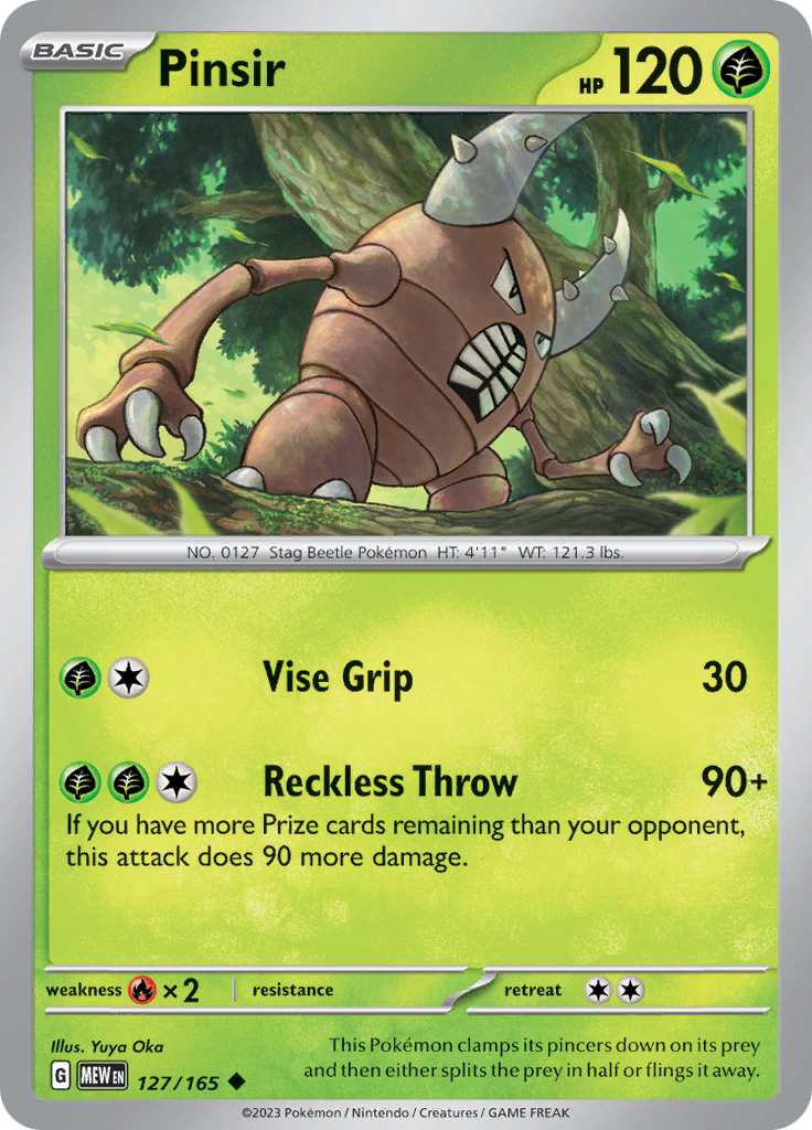 Pinsir (127/165) [Scarlet & Violet 151] | Good Games Cannington