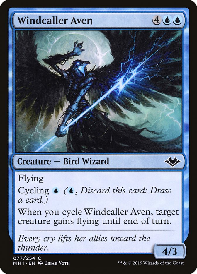 Windcaller Aven [Modern Horizons] | Good Games Cannington
