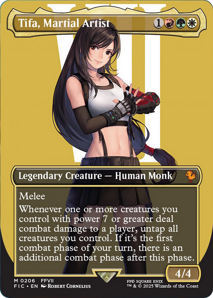 Tifa, Martial Artist (Borderless) [FINAL FANTASY Commander] | Good Games Cannington